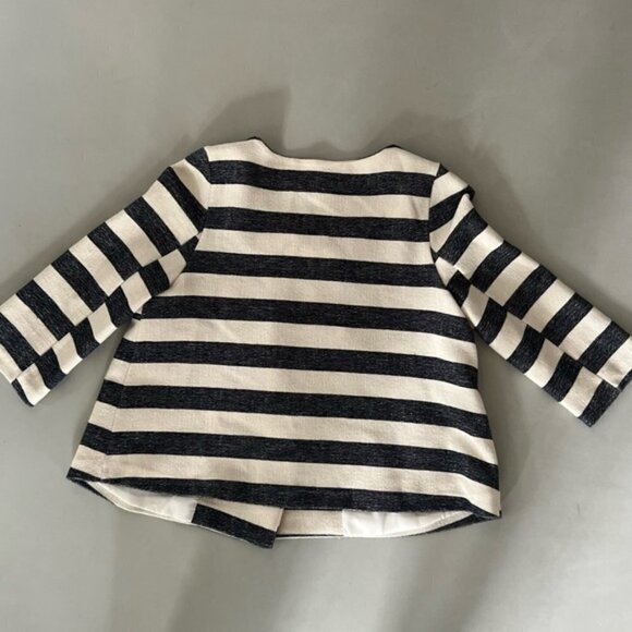 Striped Blazer with Pearl Detail - Picture 14 of 14